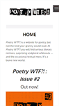Mobile Screenshot of poetrywtf.org